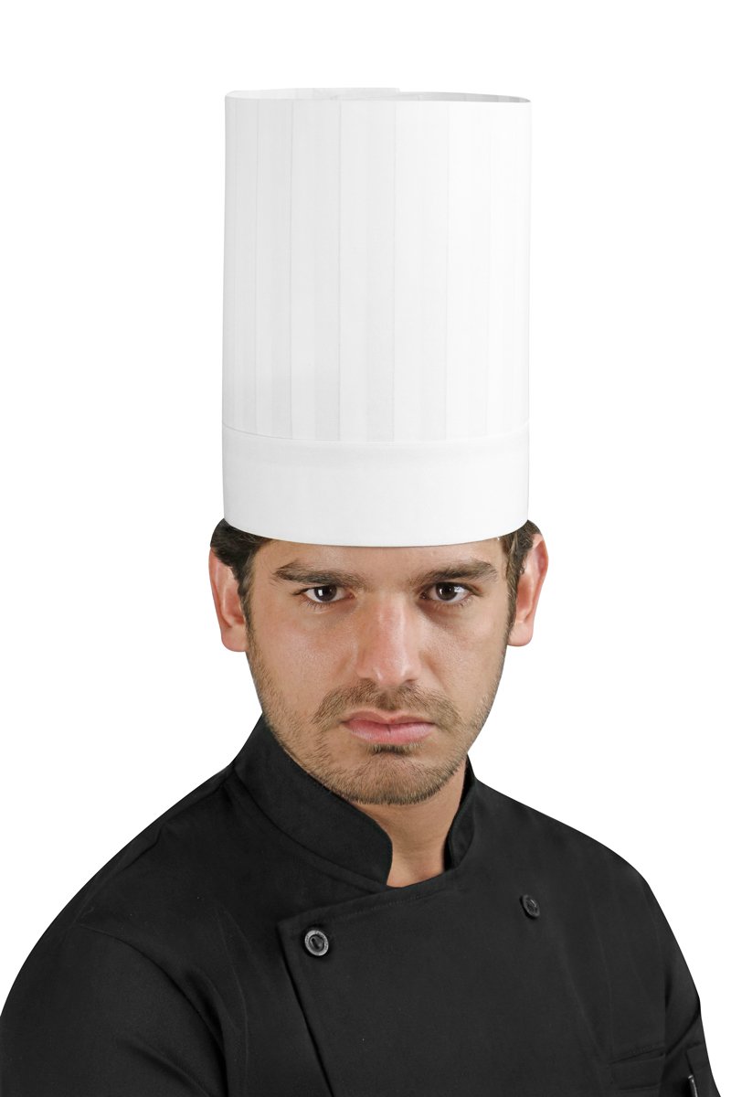 Cappello chef rigido lavabile
